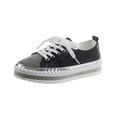 thumbnail image 2 of Cameland Women's Plus-size Flat Color-matching Rhinestones Slip-on Loafers, 2 of 6