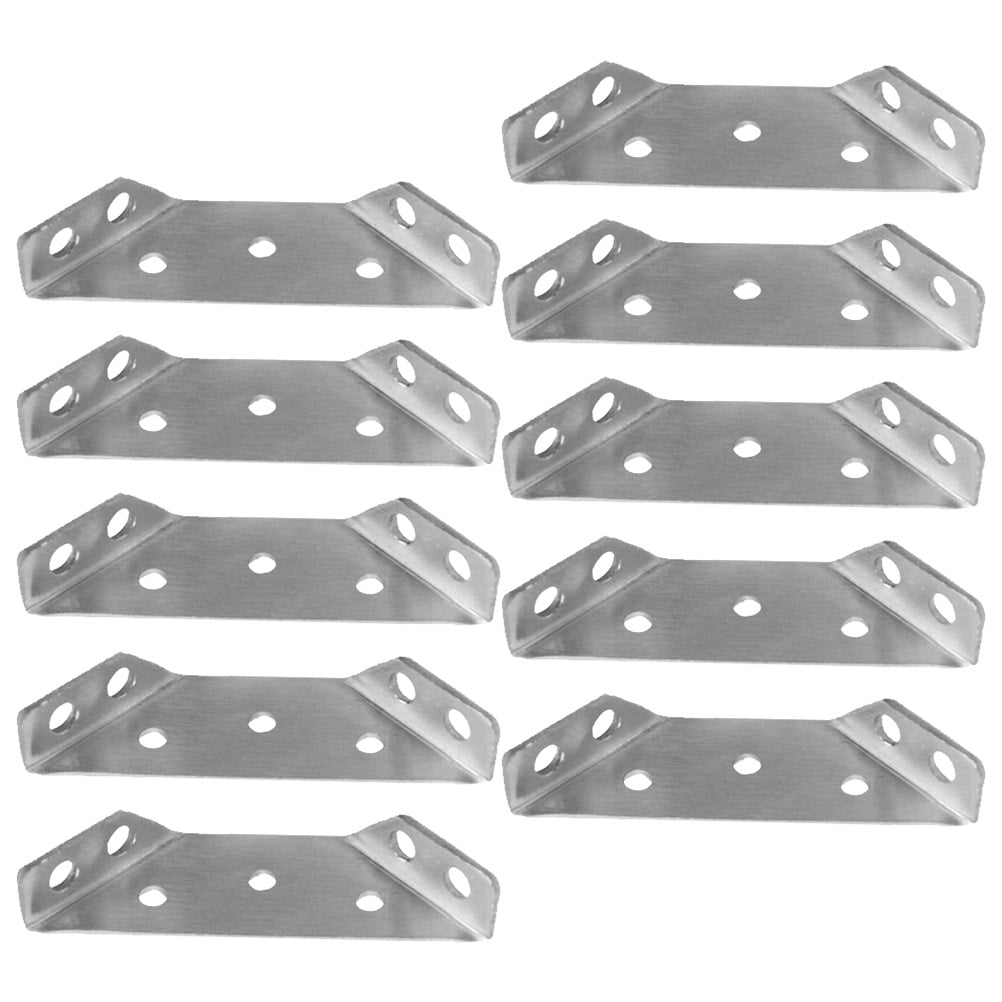 40 pcs  Bracket Connection Trapezoid Angle Fastener Trapezoid Shelf Bracket Shelf Support Corner Brace