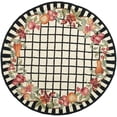 thumbnail image 3 of Safavieh Chelsea Anabella Bordered Area Rug, Ivory/Black, 8' x 8' Round, 3 of 12