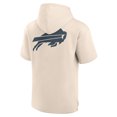 thumbnail image 3 of Men's Fanatics Cream Buffalo Bills Elements Future Ground Lettering Short Sleeve Pullover Hoodie, 3 of 3
