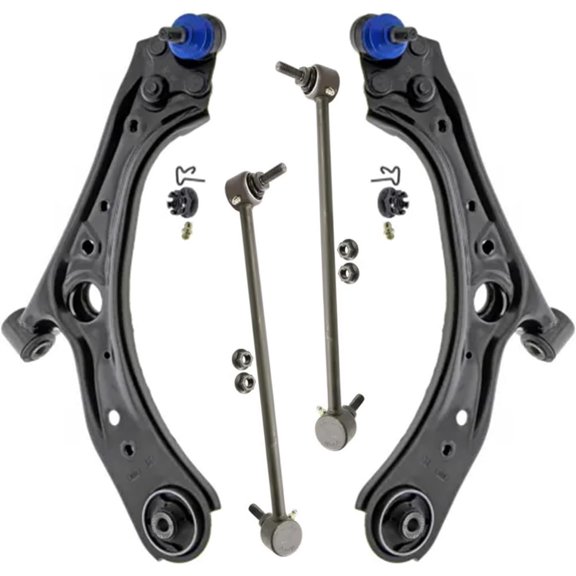 Detroit Axle - Front Control Arms Sway Bars for 2016-2021 Honda HR-V 2 Lower Control Arms with Ball Joints 2 Sway Bar End Links 2017 2018 2019 2020 Replacement