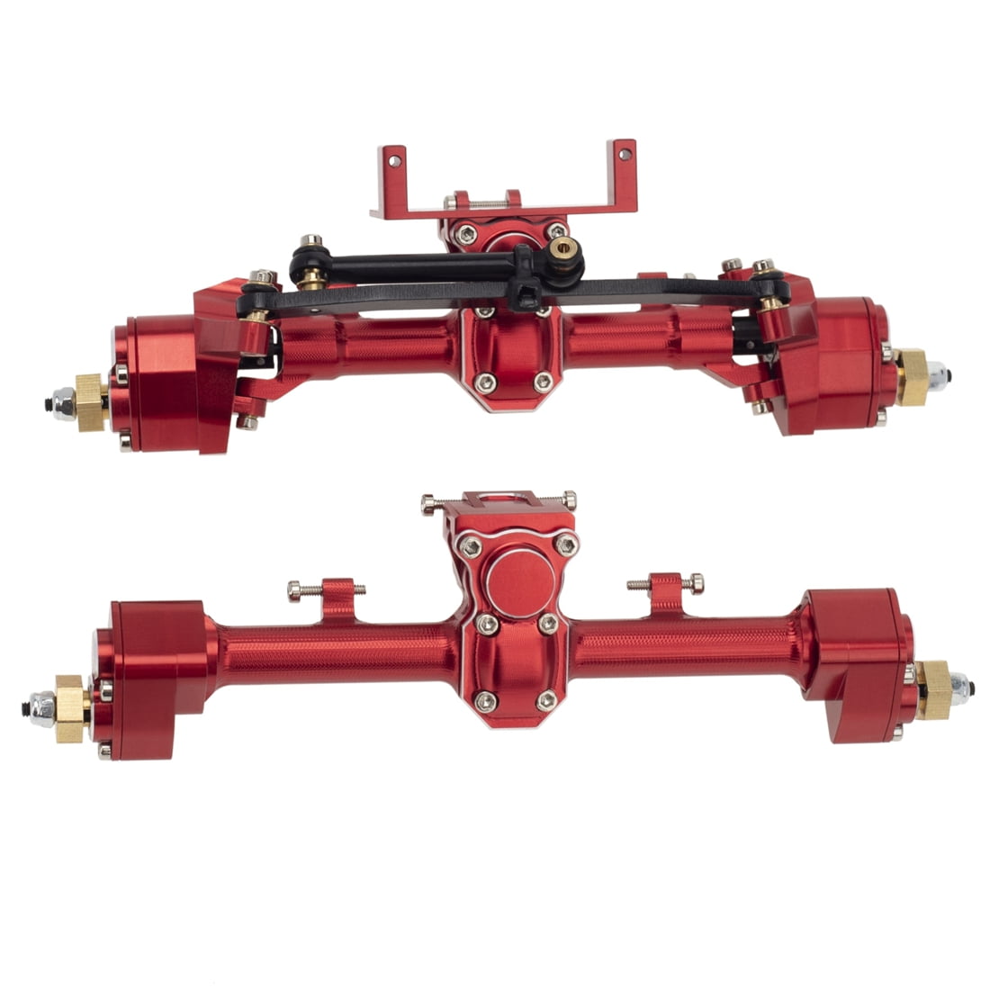 Buy Metal Complete Front and Rear Portal Axle Set for 1/24 RC Crawler