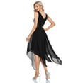 thumbnail image 5 of BadyminCSL Women's Dress Formal Gowns Evening Dresses V-Neck Sleeveless Party Club Dress, 5 of 6
