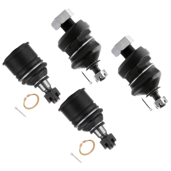 ECCPP Front Lower Ball Joint Front Upper Adjustable Ball Joint Fit 1992-2001 for Acura EL Integra for Honda Civic Civic del Sol CR-V 4pcs K9802 K90492
