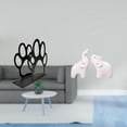 thumbnail image 2 of Servilletero de hierro,Soporte para servilletas con forma de pata,color negro,Dispensador de toallas de papel,soporte para pañuelos de papel independiente,Escultura de elefante,Esculturas de, 2 of 8