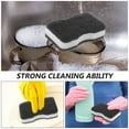thumbnail image 4 of Miangastore Kitchen Dishwashing Tools Black Sponge 5Pcs 4.5X2.6X1.2In, 4 of 8