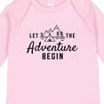 thumbnail image 4 of Inktastic Let the Adventure Begin with Camping Tent and Mountains Boys or Girls Long Sleeve Baby Bodysuit, 4 of 5