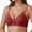 Red#231, variant on LIIPEE Women Bras Solid Color Plus Size Full Coverage V Neck Underwire Bralette Seamless Push Up Bralette Bra Woman Trendy Casual Daily Party Bras,Black,42