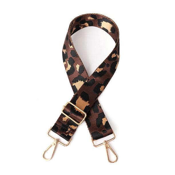 Correa para el hombro de 4 cm de ancho correas para bolsos de cambio con mosquetón correa para el hombro con estampado de leopardo de 75-125 CM para bolsos y carteras