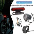 thumbnail image 2 of E-Bike Front Brake Rear Light Taillight Set 24V 36V 48V Ebike Headlight with Switch for Electric Bike Scooter, 2 of 8