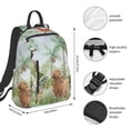 thumbnail image 2 of Honeii Watercolor African Animals Wildlife Print Lightweight Backpacks,Carry on Backpack,Durable Backpack for School, Work & Travel, 2 of 7
