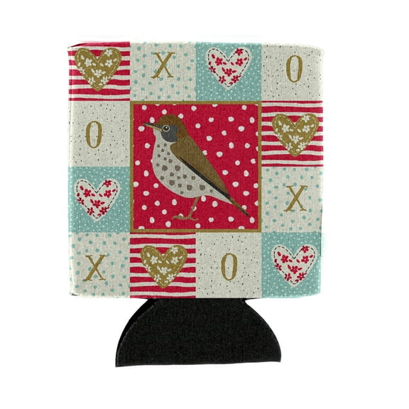 Carolines Treasures CK5516CC Thrush Love Can or Bottle Hugger Can Hugger multicolor