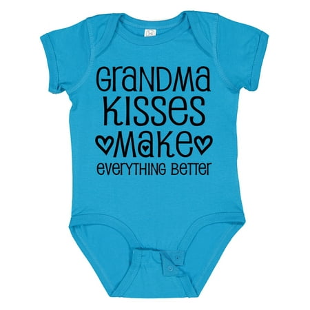 

Inktastic Grandma Kisses Make Everything Better Gift Baby Boy or Baby Girl Bodysuit