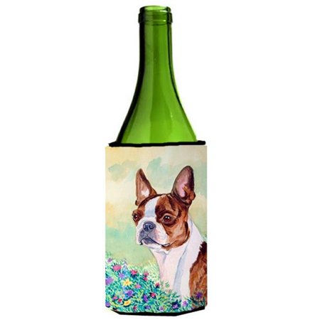 

Red And White Boston Terrier Wine bottle sleeve Hugger