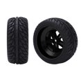 thumbnail image 2 of Neumáticos para camión de recorrido corto, 4 piezas, neumáticos de goma para coche RC, juego de llantas para coche RC, calidad superior, 2 of 14