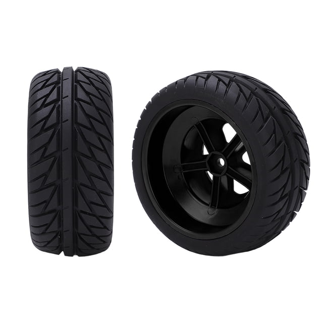 Juego de llantas para neumáticos de coche RC, 4 piezas de goma para coche RC Neumáticos de goma para coche RC Neumáticos para coche RC Estándares líderes en la industria