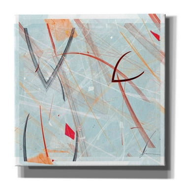 Epic Graffiti 'Vectora Panel III' by James Burghardt, Canvas Wall Art, 12"x12"
