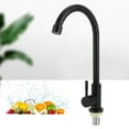 thumbnail image 4 of Basin Faucet, Single Cold Faucet Kitchen Bar Faucet Sink Water Faucet, For Kitchen Rotating Faucet Bathroom Kitchen Supplies, 4 of 8