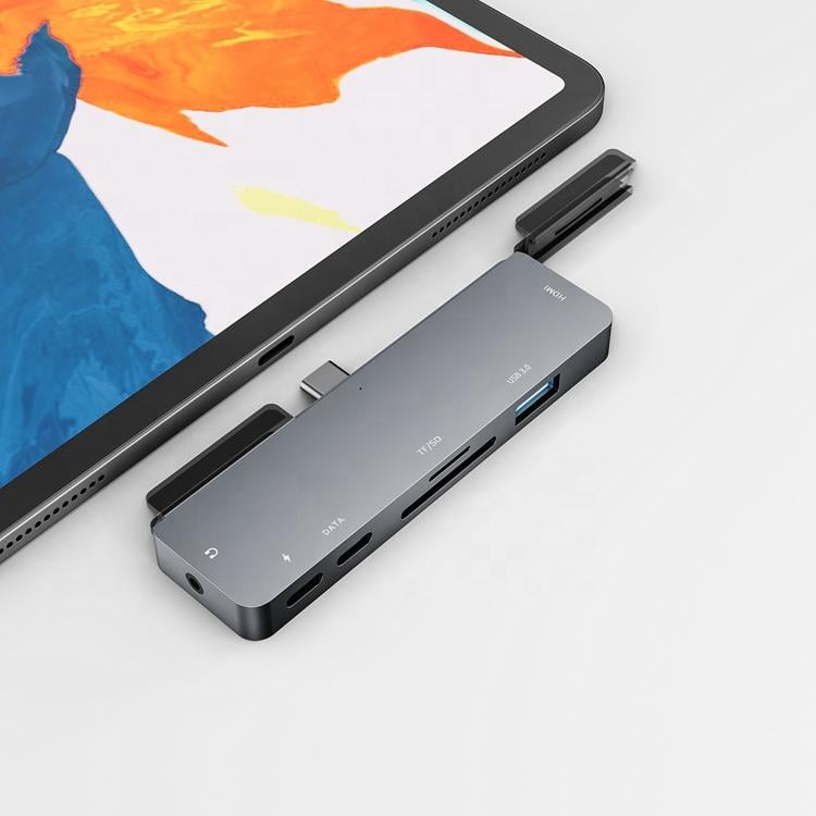 PROTek HyperDrive iPad Pro USBC 7in1 Dock to HDMI Adapter