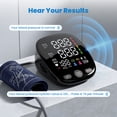 thumbnail image 2 of Bluetooth Blood Pressure Monitor for Home Use & Upper Arm Blood Pressure Cuff - BP Machine with 2x120 Reading Memory Adjustable Arm Cuff 8.6"-16.5" - Compatible for iOS & Android Devices, 2 of 7