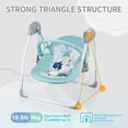 thumbnail image 6 of Hlieoar Baby Swings for Ifants,6-Speed Portable Compact Baby Swing with Toys for 0-9 Months 6-25 lbs,Unisex, 6 of 6