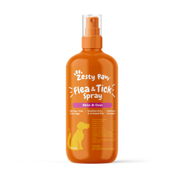 Zesty Paws Flea & Tick Spray for Dogs, to Repel & Kill Flea & Ticks, 16oz Bottle