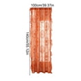 thumbnail image 3 of Lace Sheer Curtain Floral Rod Pocket Window Curtain Semi Transparent Light Filtering Soft Elegant for Bedroom Living Room Balcony Home Decor, 3 of 6