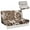 Leopard Print Pattern, variant on FUIALDOLG Geometric Pattern Seat Covers Stretch Fit for RV Trips, Camper Loveseat Slipcover Suitable for RV Jackknife Futon Sofa Bed