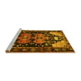 thumbnail image 2 of Ahgly Company Machine Washable Indoor Rectangle Persian Yellow Traditional Area Rugs, 7' x 9', 2 of 4