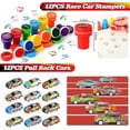 thumbnail image 3 of KISPATTI 122 PCS Race Car Party Favors, Racing Birthday Party Favors with Pull Back Cars Drawstring Bags Keychain Stamper Tattoo Stickers, Racecar Theme Party Supplies Goodie Bag for Boys Kids, 3 of 5