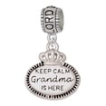 thumbnail image 1 of Delight Jewelry Keep Calm Grandma is Here Lord Guide Me Charm Bead, 1 of 4