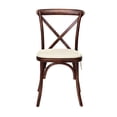 thumbnail image 5 of Commercial Seating Products Sonoma Rustic Cross Back Upholstered Stackable Dining Chair, 5 of 9