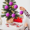 thumbnail image 4 of LSLJS Christmas Decorations 8 Piece Flocked Christmas Balls Christmas Decoration SetMultiple Styles of Christmas Tree Decorations Can Be for Other Party Christmas Decorations, 4 of 6