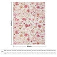 thumbnail image 2 of Floral Colorful Flower Throw Blanket for Women, Men & Kids - Super Soft Plush Blanket Throw Fleece Blanket Animal Blanket, 2 of 7