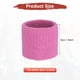 thumbnail image 3 of Uxcell 12PCS Bandas de sudor deportivas, muñequeras de algodón absorbentes para entrenamiento/baloncesto/correr [Rosa, 5cm de ancho], 3 of 7