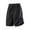 Black, variant on TAGOLD Casual Pants for Women Solid Color Drawstring Elastic Waist Shorts Functional Side Storage Pockets Summer Daily Bottoms