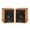 Teak, variant on Electrohome Huntley Powered Bookshelf Speakers with Built-in Amplifier and 3" Drivers for Turntable, TV, PC and Wireless Music Streaming featuring Bluetooth 5, RCA and Aux (EB10)