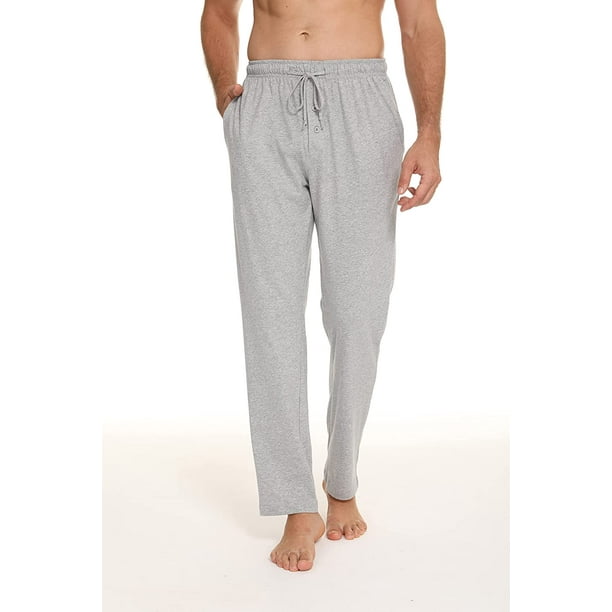Men's Cotton Pajama Lounge Pant Pajama Bottoms Sleep Pants with
