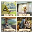 thumbnail image 6 of Unique Bargains Sleeping Bag Liner Single Sleeping Bag for Camping Travel Hotels Hostels Sky Blue 70.87"x31.50", 6 of 7