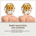 thumbnail image 2 of Kdxio Sunflower 5 Pattern Satin Bonnet Silk Bonnet Hair Bonnet for Sleeping Hair Bonnets for Women Curly Natural Hair, 2 of 6