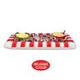 thumbnail image 3 of Beistle 54622 Inflatable Red&White Stripes Buffet Clear, Pack Of 6, 3 of 3