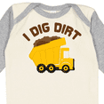 thumbnail image 4 of Inktastic I Dig Dirt Boys or Girls Long Sleeve Baby Bodysuit, 4 of 5