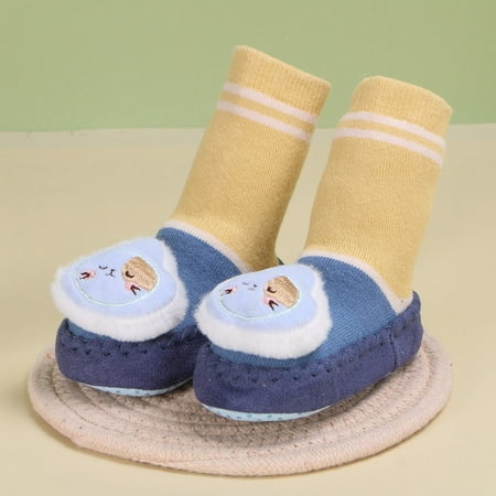 

TOWED22 Baby Walking Shoes Children Toddler Shoes Autumn And Winter Boys And Girls Cute And Comfortable Floor Sports Shoes And BU1