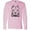 AD-Pink, variant on Inktastic Pitbull Sketch Portrait with Dog Breed Name Long Sleeve T-Shirt
