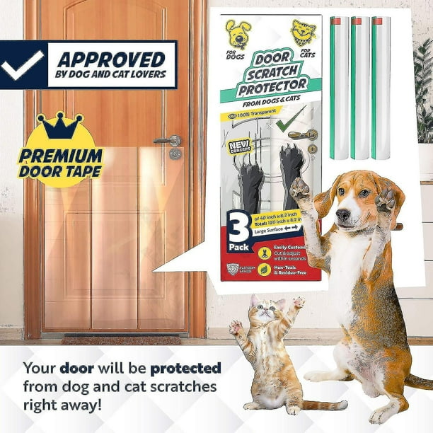 3pcs Door Protector From Dog Scratching Cat Scratch Door Frame Protector Anti Dog Scratch Door Guard Walmart