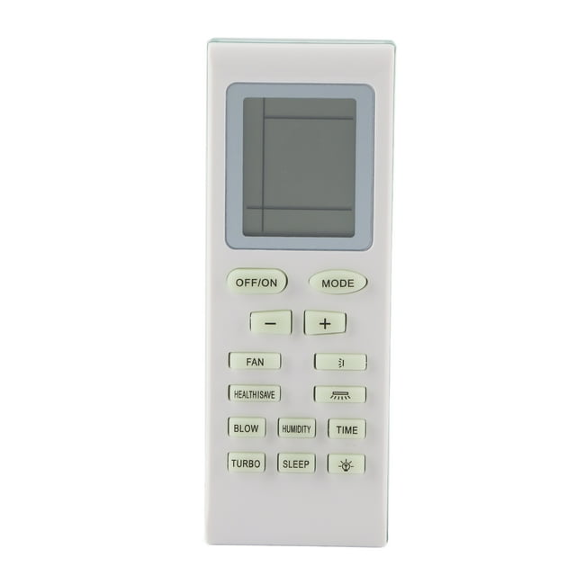 Accesorio de control remoto del controlador de aire acondicionado blanco duradero ABS para Sanyo sin batería