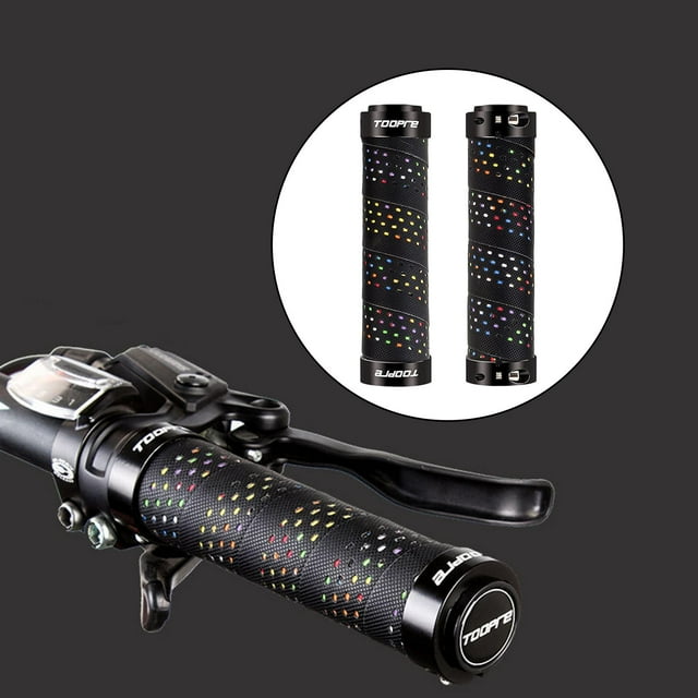 2 piezas PU + EVA herramienta suave y transpirable sin accesorios ACCESORIOS de DOBLE BLOQUEO ACCESORIOS de FUERZA MANDARIO de APPEL colores del DYNWAVEMX Agarre de bicicleta