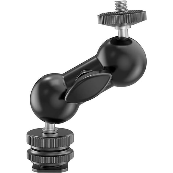 SmallRig Multi-Function Double End BallHead with Cold Shoe Mount and 1/4" Thumb Screw
