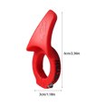 thumbnail image 4 of Wosthever Empuñaduras de ciclismo de carretera, manillares de nailon, empuñaduras de pulgar, accesorio de bicicleta, absorción de impacto, Ciclismo Rojo, 4 of 6