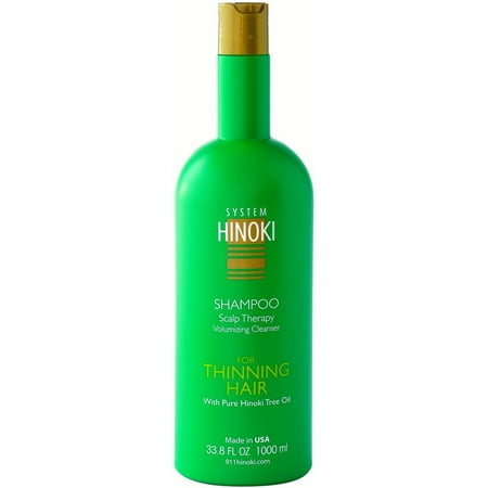 Hayashi System Hinoki Thinning Hair Scalp Therapy Shampoo, 33.8 Fl (Best Shampoo For Oily And Thin Hair)